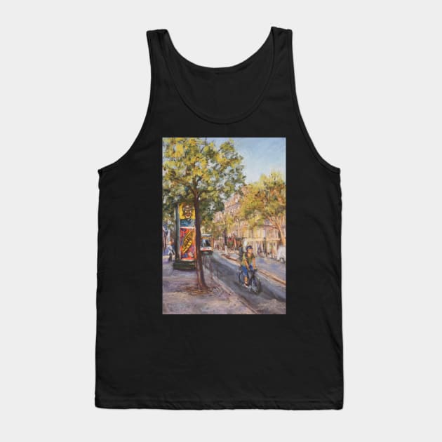 Blvd de Sebastopol, Paris Tank Top by Terrimad